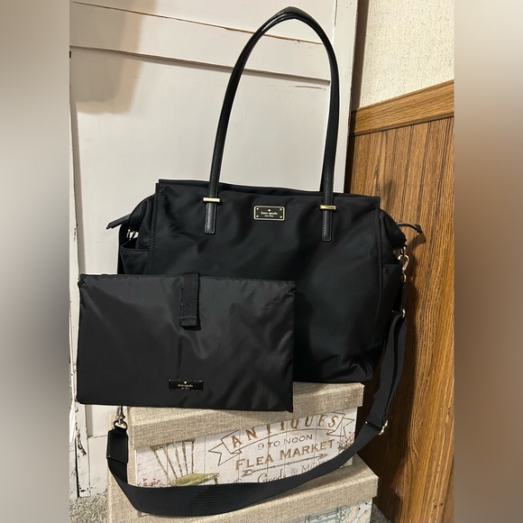 Kate Spade Nylon Diaper Bag and Changing Pad - Picture 1 of 16